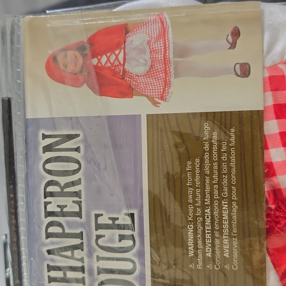 Lil Red Red Riding Hood Costume 12-24 mth - Picture 3 of 5